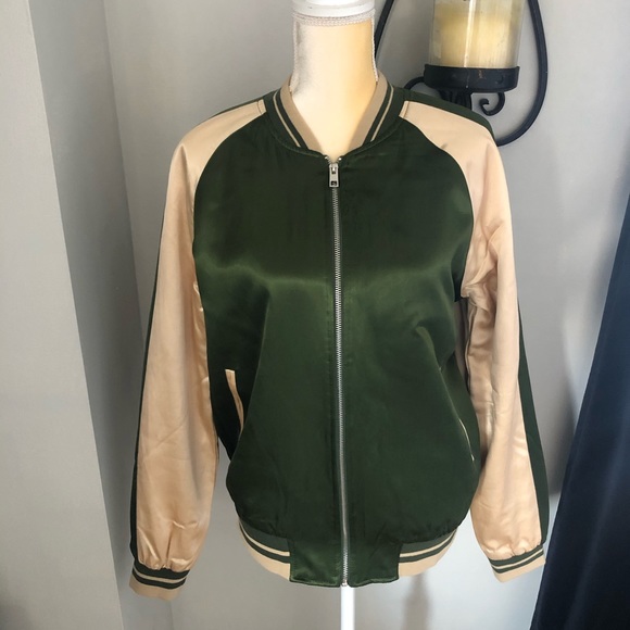 TOPSHOP MEN’S CLASSIC BOMBER JACKET, NWOT - Picture 1 of 6